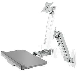 ICYBOX IB-MS600-W Icy Box Sieninis laikiklis iki 24 (61 cm) ekranui su pelė ir klaviatūros darbo vieta