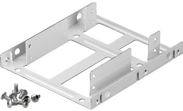Wentronic Goobay Adapteris HDD / SSD ramka 2,5 -> 3,5 sidabrinė (95875)
