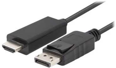 Lanberg | DisplayPort į HDMI kabelis | CA-DPHD-11CC-0030-BK | DisplayPort kištukas | HDMI kištukas | DP į HDMI | 3 m