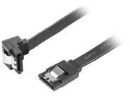 LANBERG CA-SASA-13CU-0050-BK CABLE SATA DATA II 6GB/S F/F 50cm METAL CIP ANGLED Juodas
