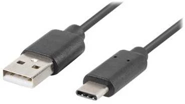 LANBERG CA-USBO-10CU-0005-BK laidas USB-C M A M 2.0 0.5M Juodas