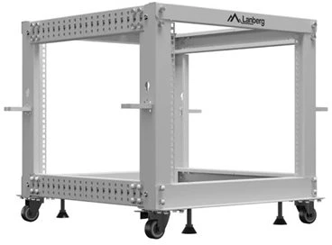 LANBERG OPEN RACK 19" 9U 600X600-1100 ADJUSTABLE Pilkas