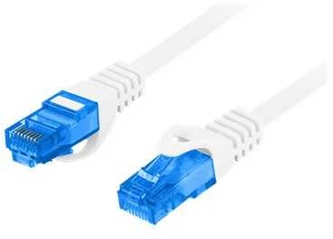 LANBERG patchcord kat.6A FTP LSZH CCA 0.5m pilkas