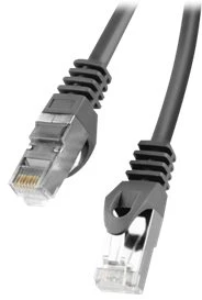 LANBERG PCF6-10CC-0200-BK Patchcord RJ45 kat.6 FTP 2m Juodas