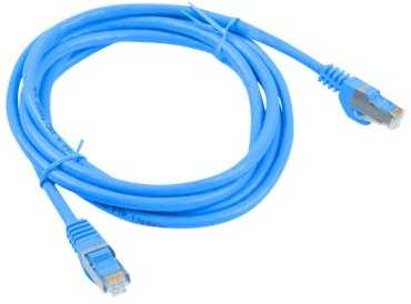 LANBERG PCF6-10CC-0300-B Patchcord RJ45 cat.6 FTP 3m Geltona