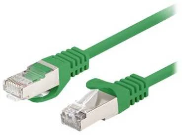 Lanberg 10-Pack Patchcord kat.6 FTP 0.5m žalia Fluke Passed