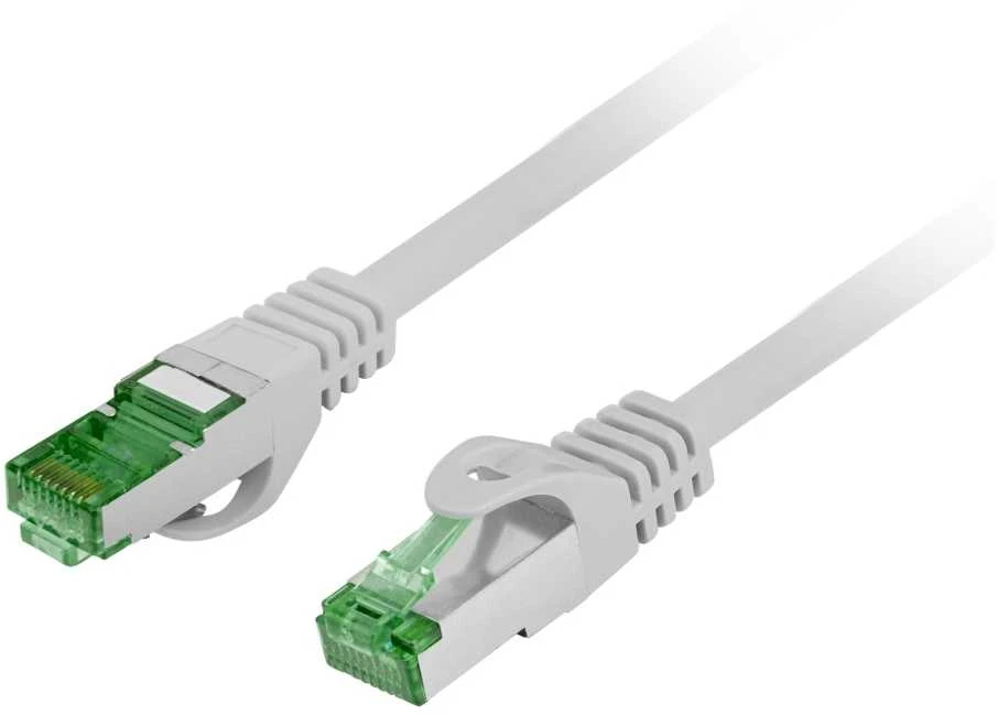 LANBERG Patchcord kat.7 S/FTP LSZH CU 2m pilkas Fluke praėjo