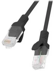 LANBERG PCU5-10CC-0025-BK Patchcord RJ45 kat. 5e UTP 0,25m judas