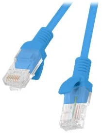 LANBERG PCU6-10CC-0300-B Patchcord RJ45 kat. 6 UTP 3m mėlyna