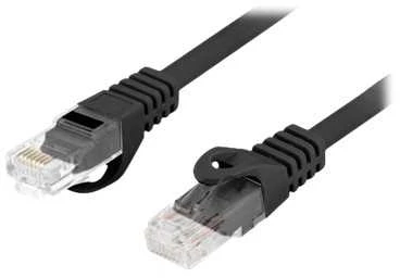 LANBERG Patchcord cat.6 UTP LSZH CU 0.25m juodas