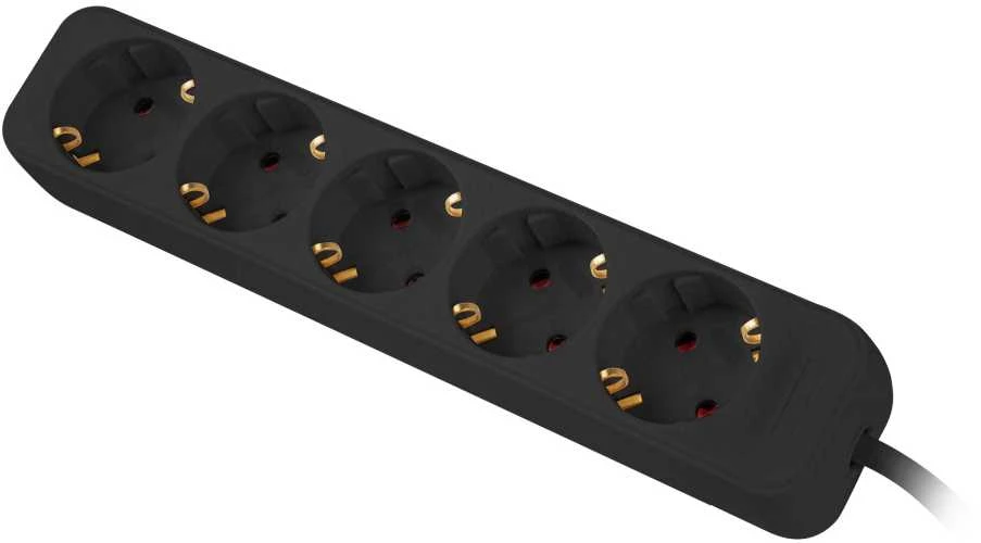 LANBERG Power strip 5x Shuko 1.5m juodas
