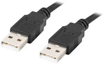 LANBERG cable USB-A M/M 2.0 1.8m juodas