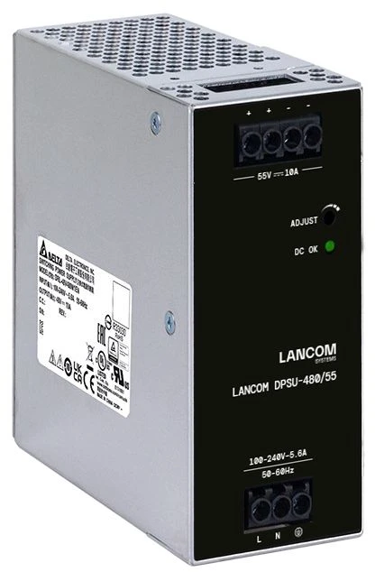 Carruzzo LANCOM DPSU-480/55 maitinimo blokas 480 W TS35 DIN Juoda, Plienas
