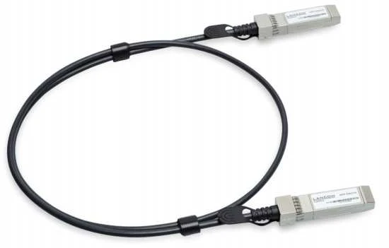 Carruzzo LANCOM SFP-DAC10-1m (Bulk 8) „InfiniBand“ arba pluoštinis optinis kabelis Juoda, Plienas