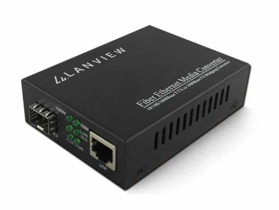 Lanview LVN-MED-SFP-1000BASE-X, IEEE 802.3u, 100 Mbit/s, 1000BASE-T, 1000BASE-SX, Full, 10/100/1000