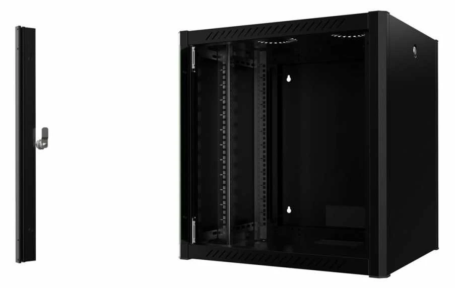 Lanview Lanview RWP12U56BL serverio korpusas 12U stelažas Spinta pakabinamas Juodas