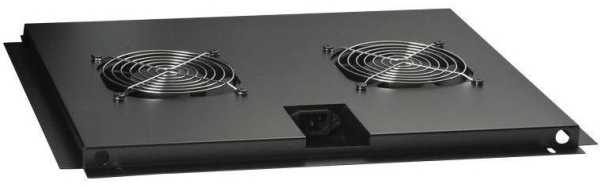 Lanview Lanview LVR252352, Fan tray, Built-in fan, 295 m³/h, Steel, Juodas, 1 pc(s)