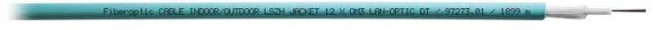 Lanview Fibre cable 12 x OM3 LSZH