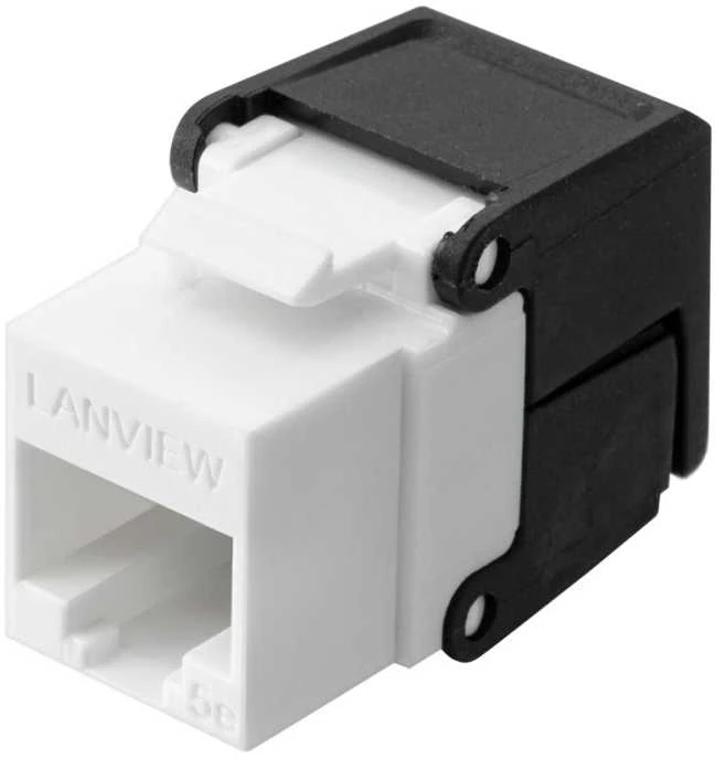 Lanview Cat5e Neekranuotas atverčiamas lizdas