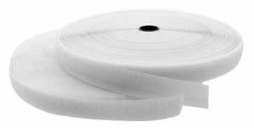 Organizer Lanview Lanview LVT-HL1010W opaska kablowa Rzep do kabli Juodas 1 vnt.