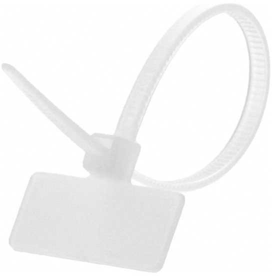 Organizer Lanview Lanview LVT551140 opaska kablowa Opaska kablowa su wejściem równoległym Plastik Baltas 100 vnt.
