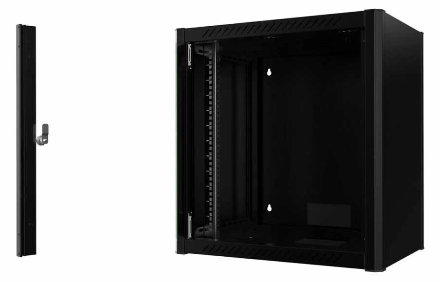 Lanview RWM12U45BL serverio korpusas 12U Rack Spinda Hanging Juodas
