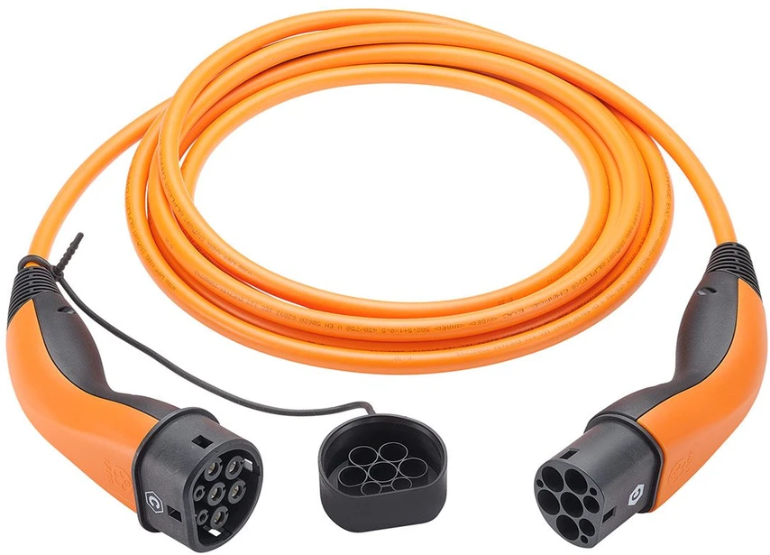 LappKabel Lapp ÖLFLEX 5555934027, tipas 2, tipas 2, juodas, tiesus, tiesus, IP55