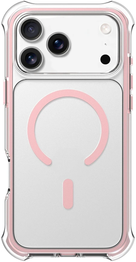 Dėklas Laut Aero Protect iPhone 17 Pro Max, dangtelis Rožinė