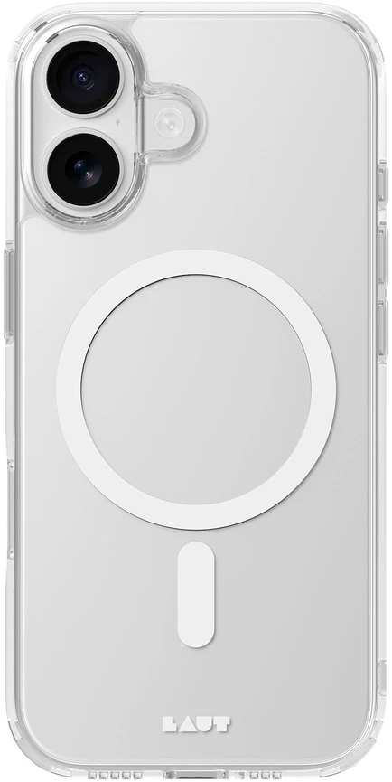 Dėklas „Laut Crystal Fluro Apple iPhone 17“, skaidrus