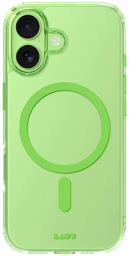 Dėklas Laut Crystal Fluro iPhone 17, Šviesiai žalia