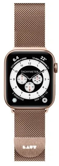 LAUT plieno kilpa Apple laikrodžio dirželis 38/40/ 41 mm - auksinis