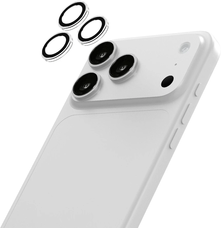 Laut PRIME GLASS CAM RING PROT. iPhone 17 Pro ir Pro Max Skaidrus