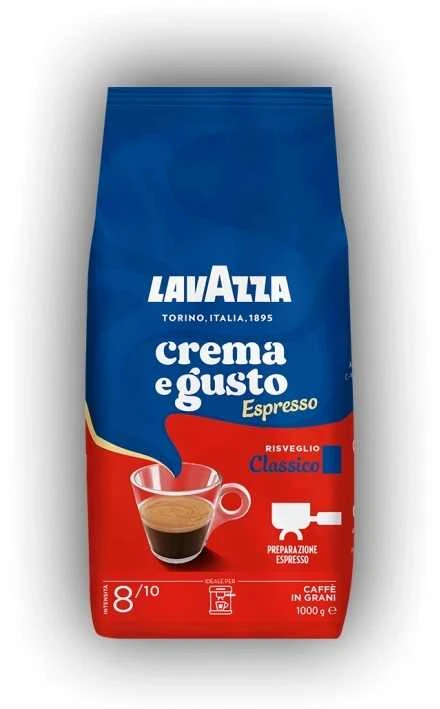LAVAZZA Crema e Gusto kavos pupelės 1000g