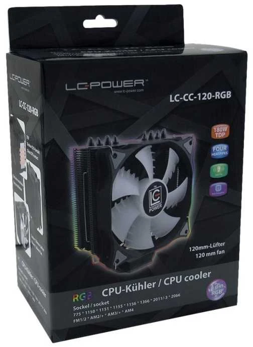 CPU aušintuvas LC-Power Cosmo Cool (LC-CC-120-RGB)