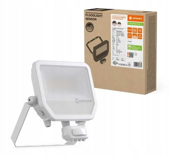 Osram 27-41W LED prožektorius FL 50 GEN4, baltas, 4000K, IP65, su judesio davikliu