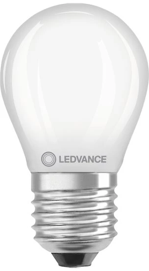 Ledvance 3,4W LED lemputė CLASSIC P, E27, matinės baltos sp., 320°, 2700K, dimeriuojama