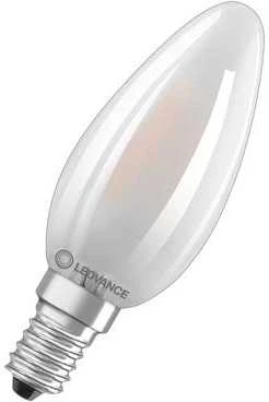 Osram 2,5W LED lemputė CLASSIC B, E14, baltos matinės sp., 2700K