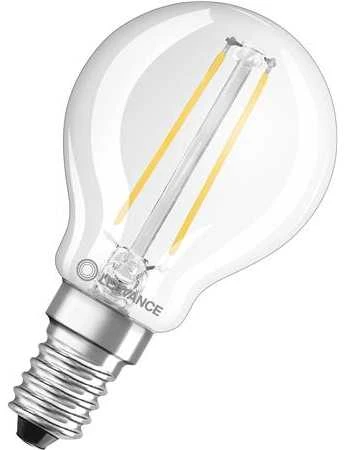 Ledvance 2,5W LED lemputė CLASSIC P, E14, skaidri, 2700K