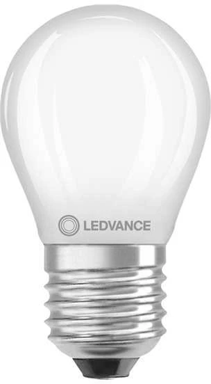 Osram 2,8W LED lemputė CLASSIC P, E27, baltos matinės sp., 2700K, dimeriuojama