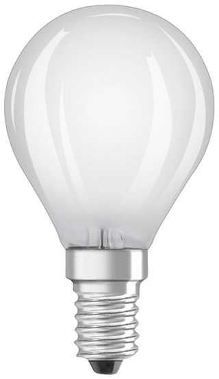 Ledvance 3,4W LED lemputė CLASSIC P, E14, matinės baltos sp., 320°, 2700K, dimeriuojama