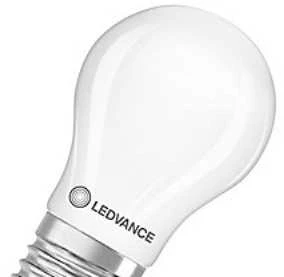 Ledvance 3,4W LED lemputė CLASSIC P, E27, matinės baltos sp., 320°, 2700K, dimeriuojama