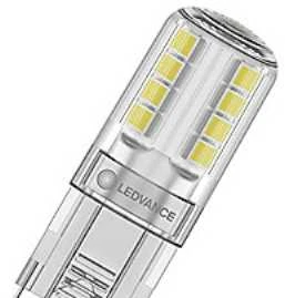 Ledvance 2,6W LED lemputė, G9, skaidri, 4000K