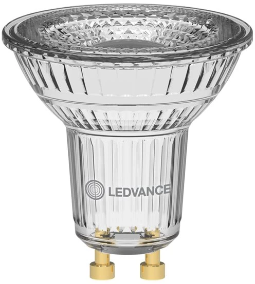 Ledvance 6,9W LED lemputė PAR16, GU10, PAR16, skaidri, 120°, 4000K, dimeriuojama