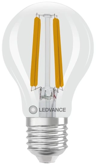 Osram 7,5W LED lemputė CLASSIC A, E27, skaidri, 2700K, dimeriuojama