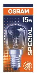 Osram 15W lemputė SPECIAL T/FRIDGE, E14, 2700K