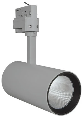 LEDVANCE TRACK SP D85 35 W 3000 K 90RA NFL GY, Bėgelio apšvietimo taškinis šviestuvas, 3000 K, 2660 lm, 220–240 V, Pilka