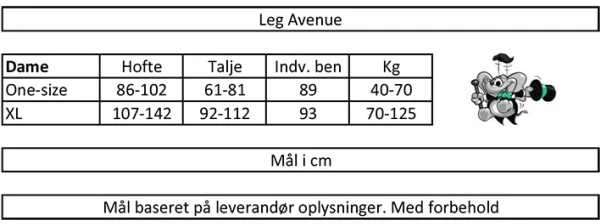 Leg Avenue Europe Juodos tinklinės pėdkelnės