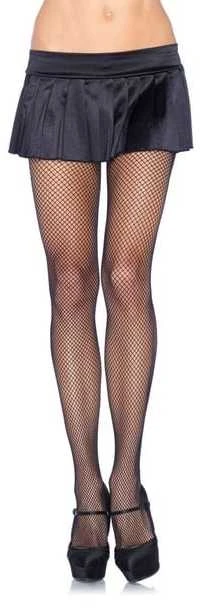 Leg Avenue Europe Juodos tinklinės pėdkelnės