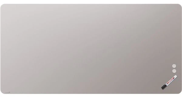 Legamaster MATTE RC stiklo lenta 100x200cm šilta pilka, Pilka, 2000 mm, 1000 mm, 4 mm, 26 kg, 2120 mm