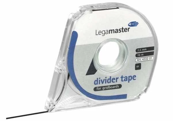 Legamaster Lipni juosta legamaster dėkle planuotojams 2,5mmx16m, juoda